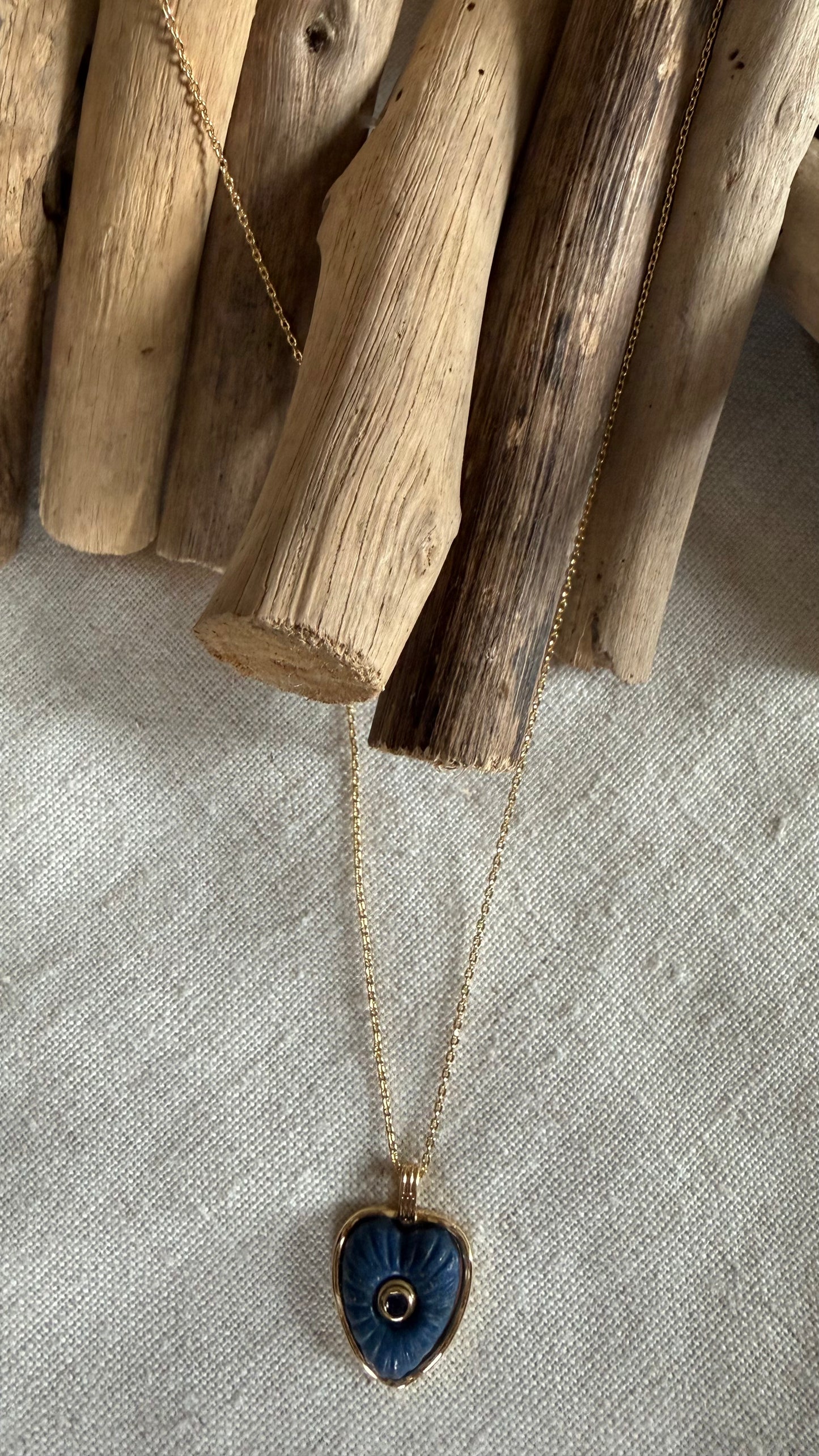 Heart (Lapis) Necklace