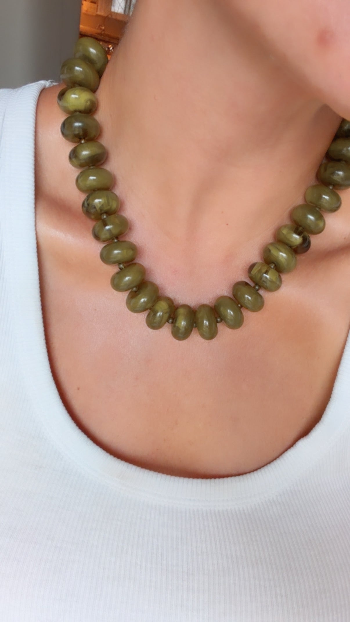Celine - Olive - Necklace