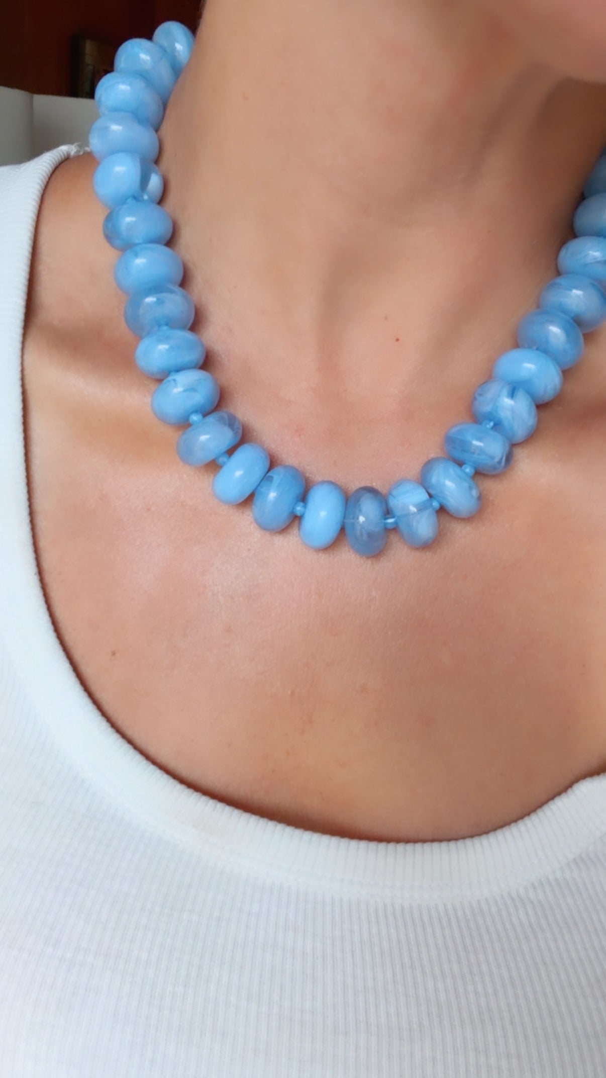 Celine - light blue - Necklace