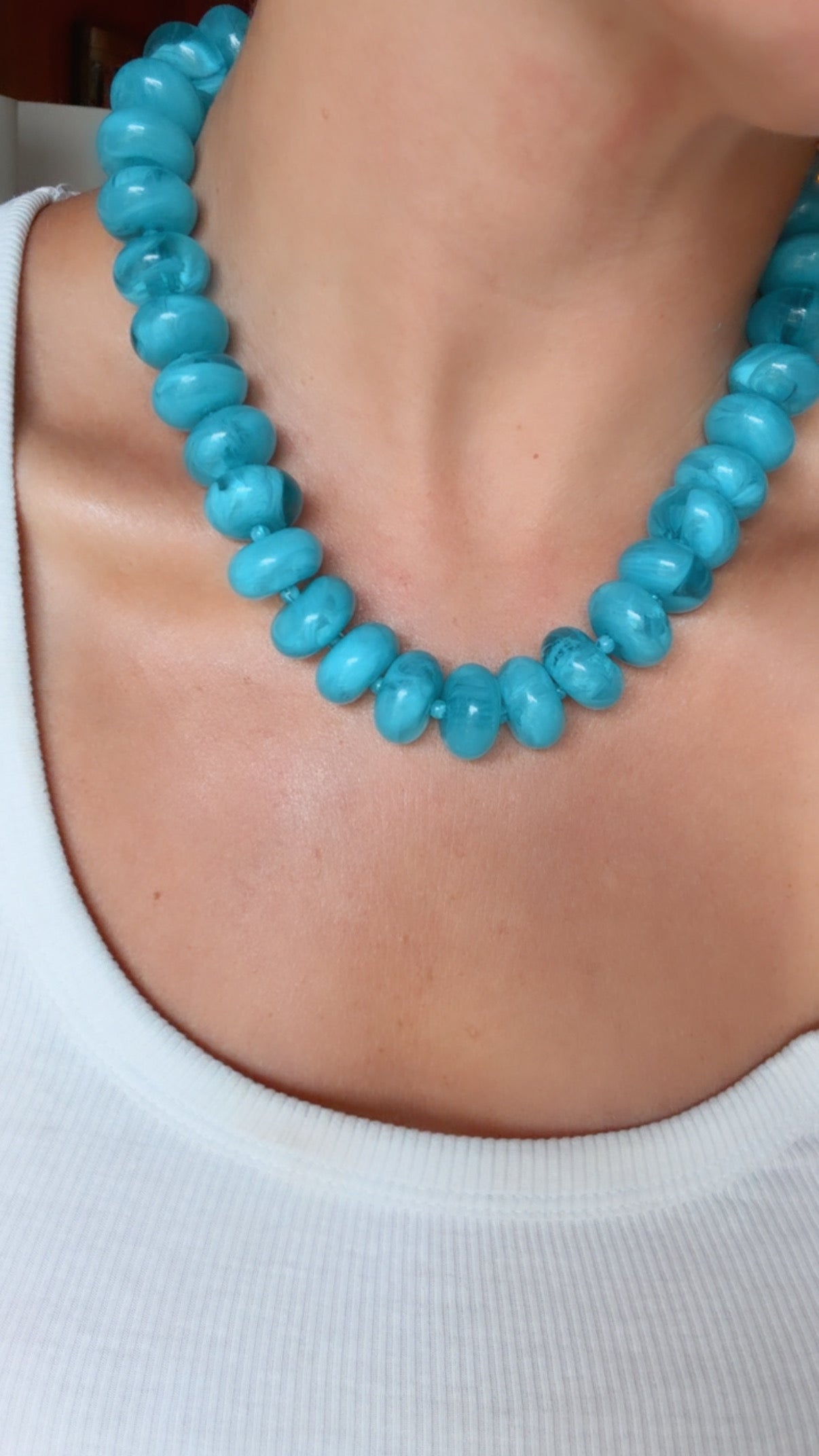 Celine - Aqua - Necklace