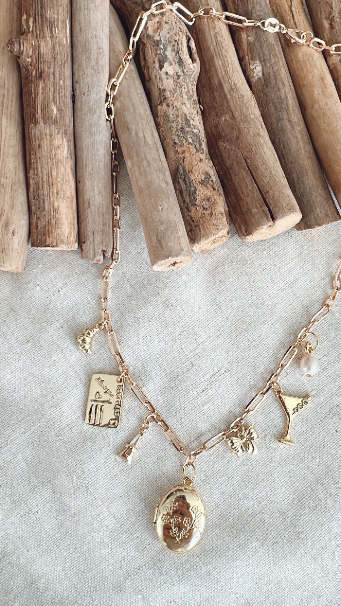 Take Me To Paris - Charm Necklace