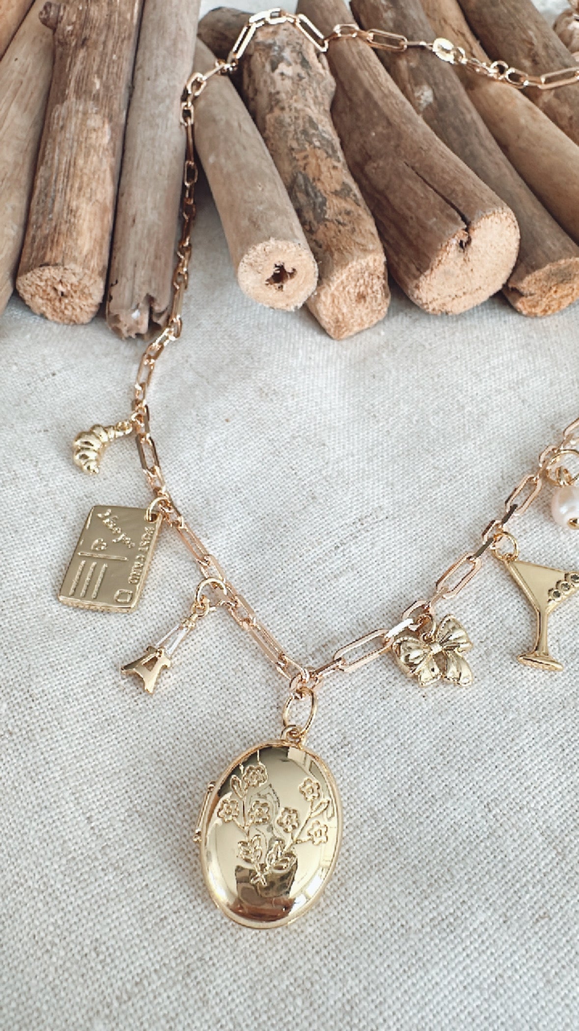 Take Me To Paris - Charm Necklace