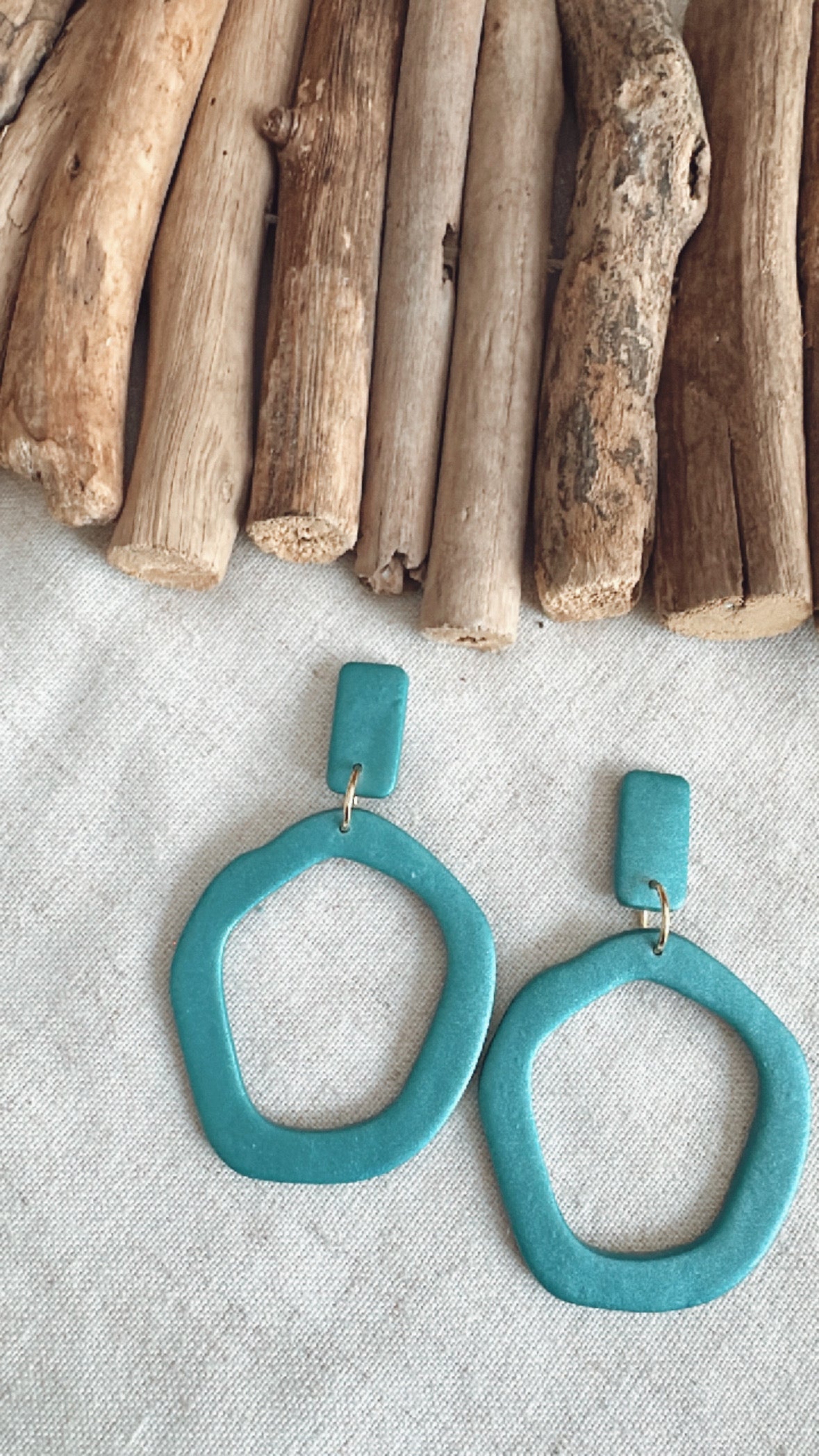 The Marine Collection - Rene - Clay Earrings