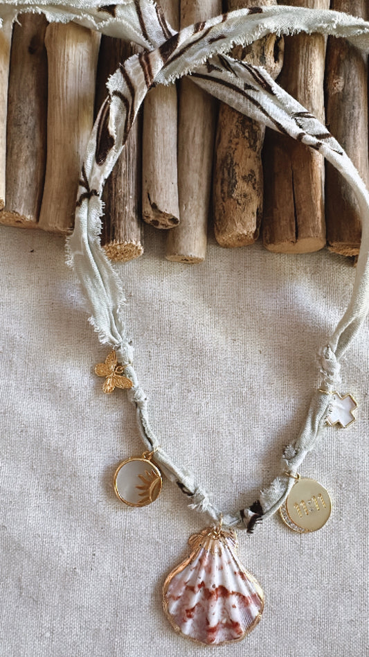 Bandana Charm Necklace