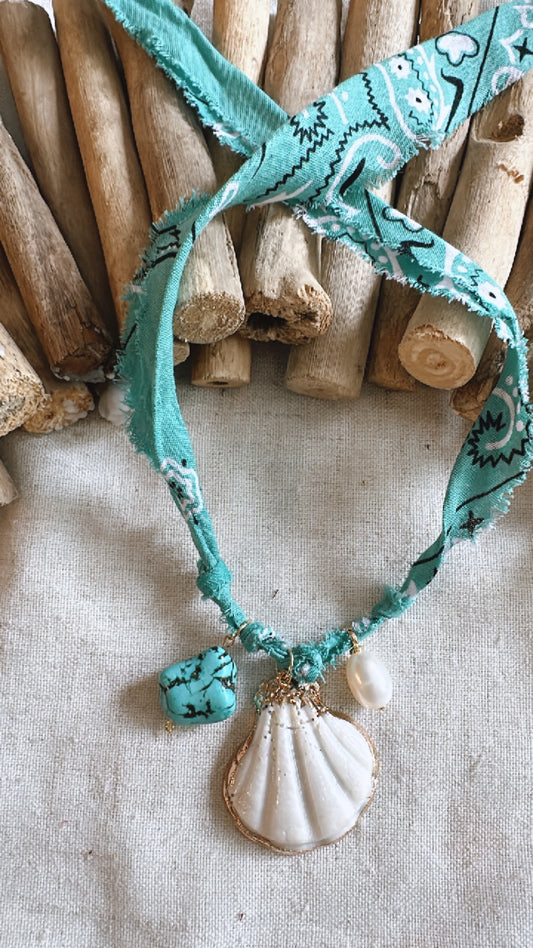 Bandana Charm Necklace