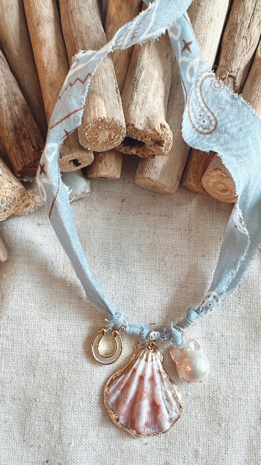 Bandana Charm Necklace