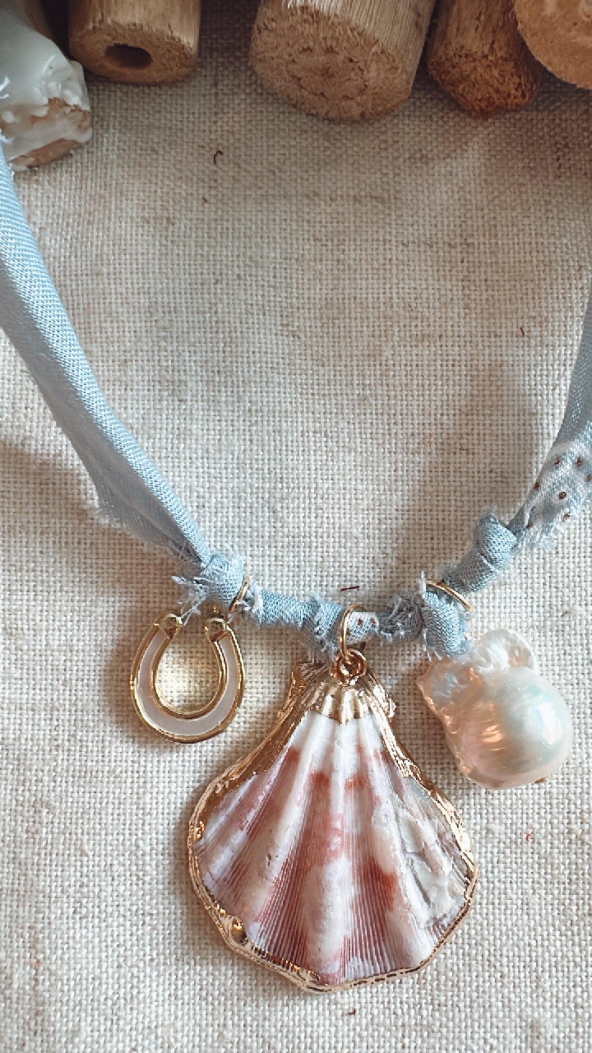Bandana Charm Necklace
