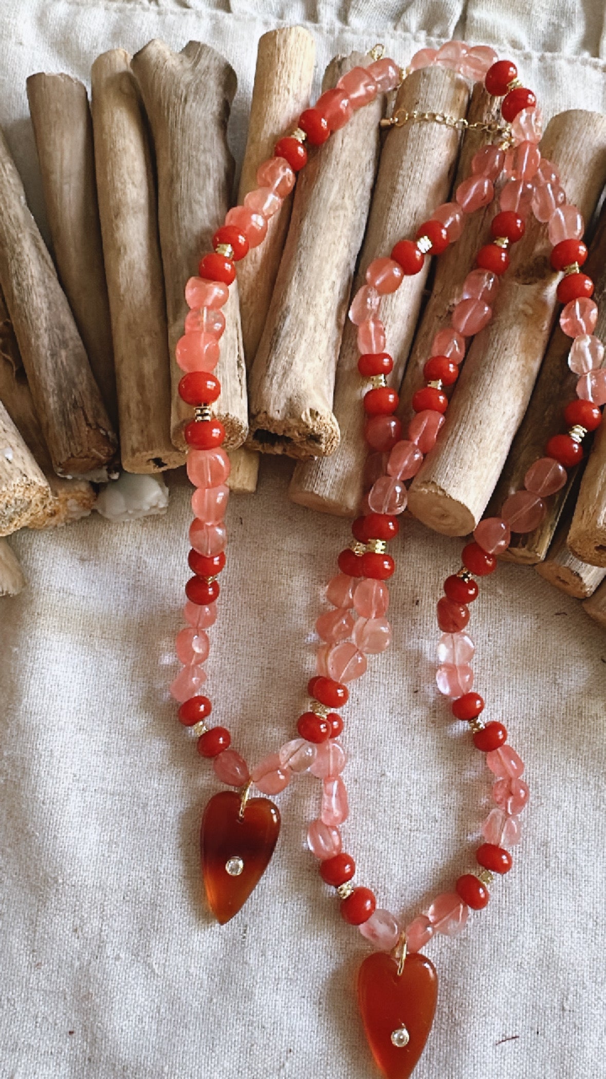Breaking Hearts Necklace