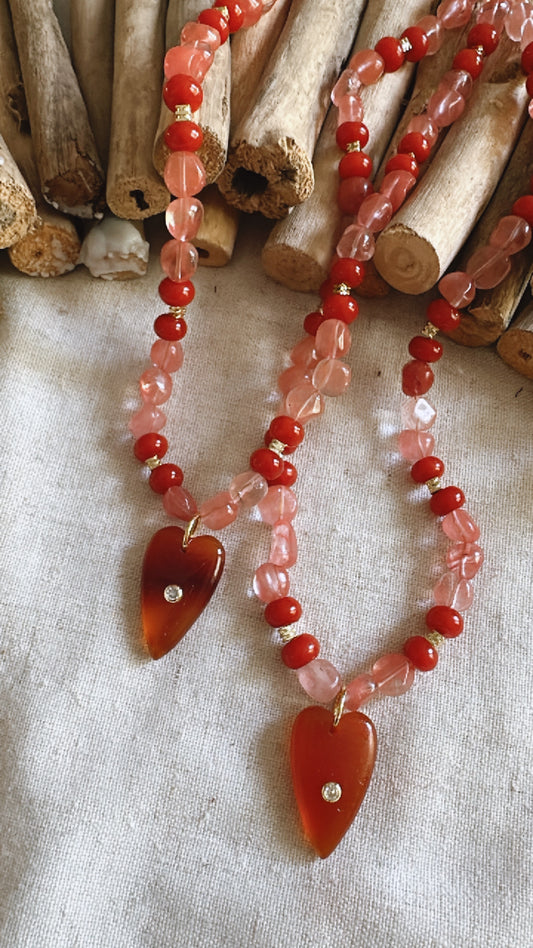 Breaking Hearts Necklace