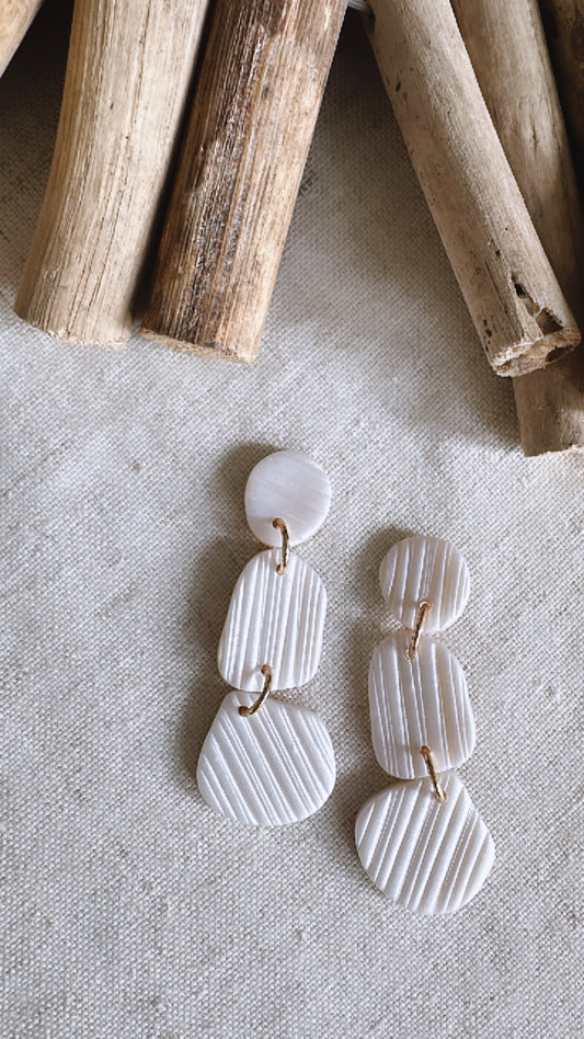 The 30A Collection - Charlie (small) - Clay Earrings