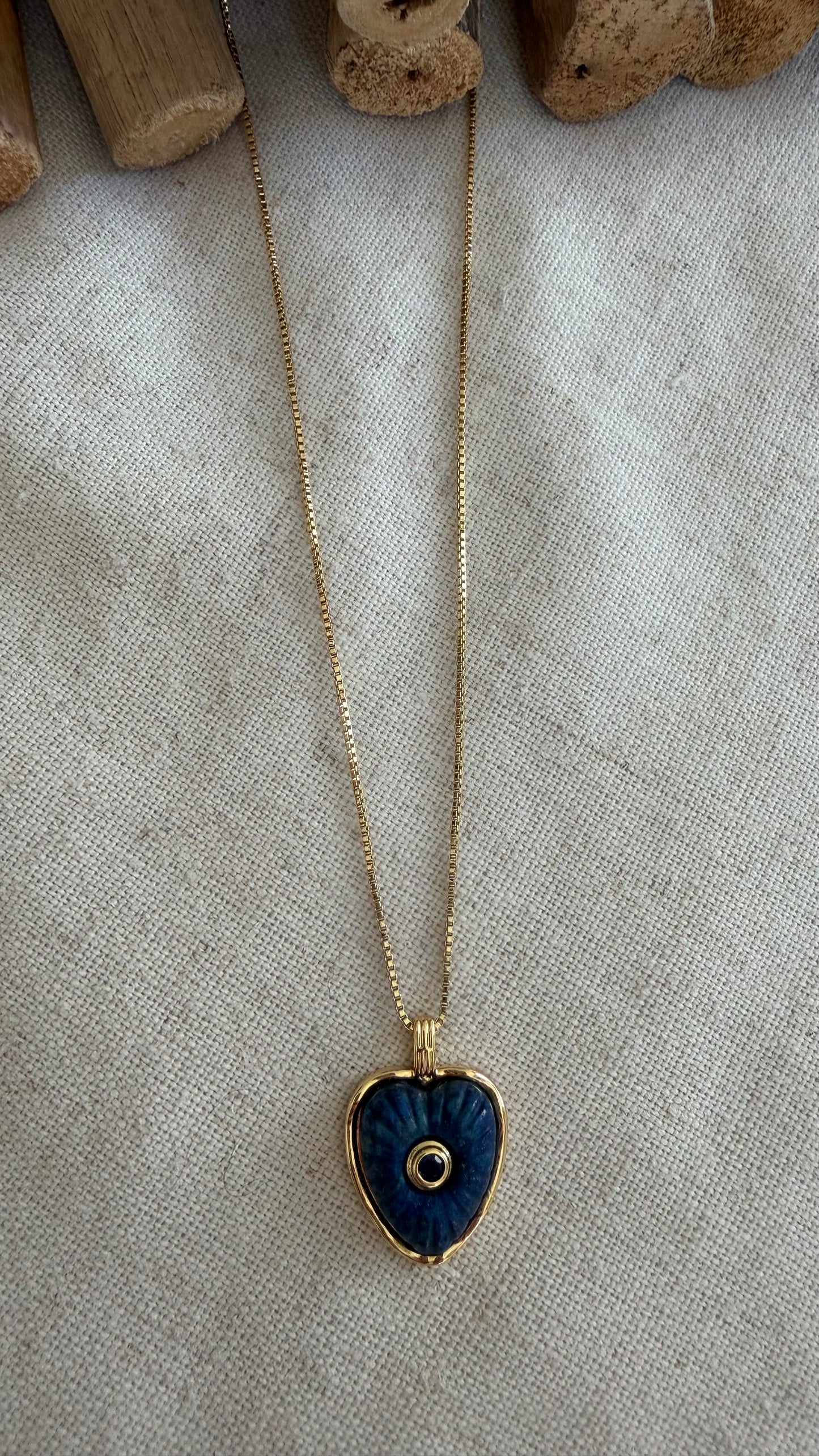 Heart (Lapis) Necklace