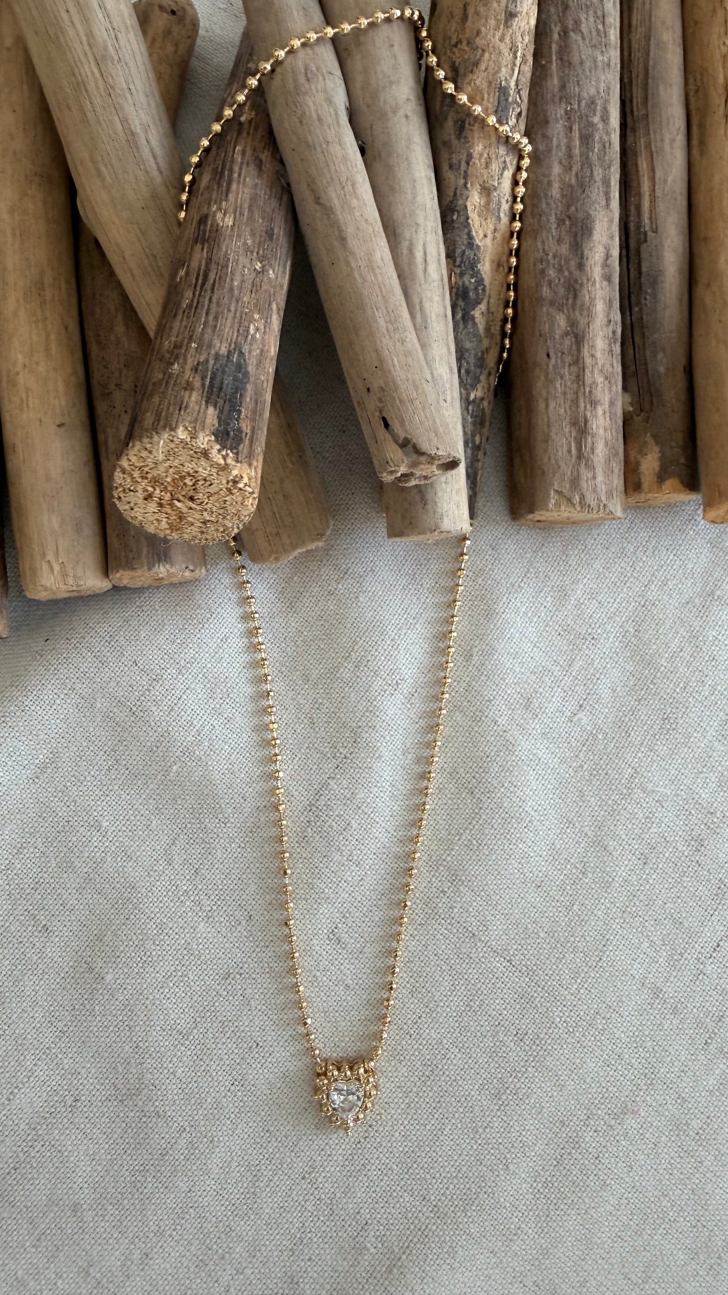 Golden Heart Necklace