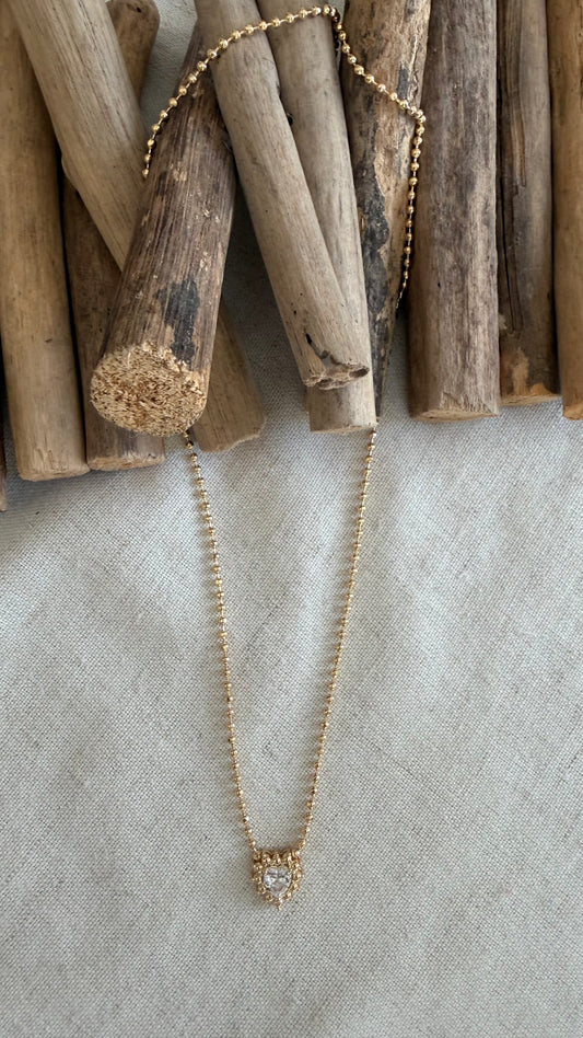 Golden Heart Necklace