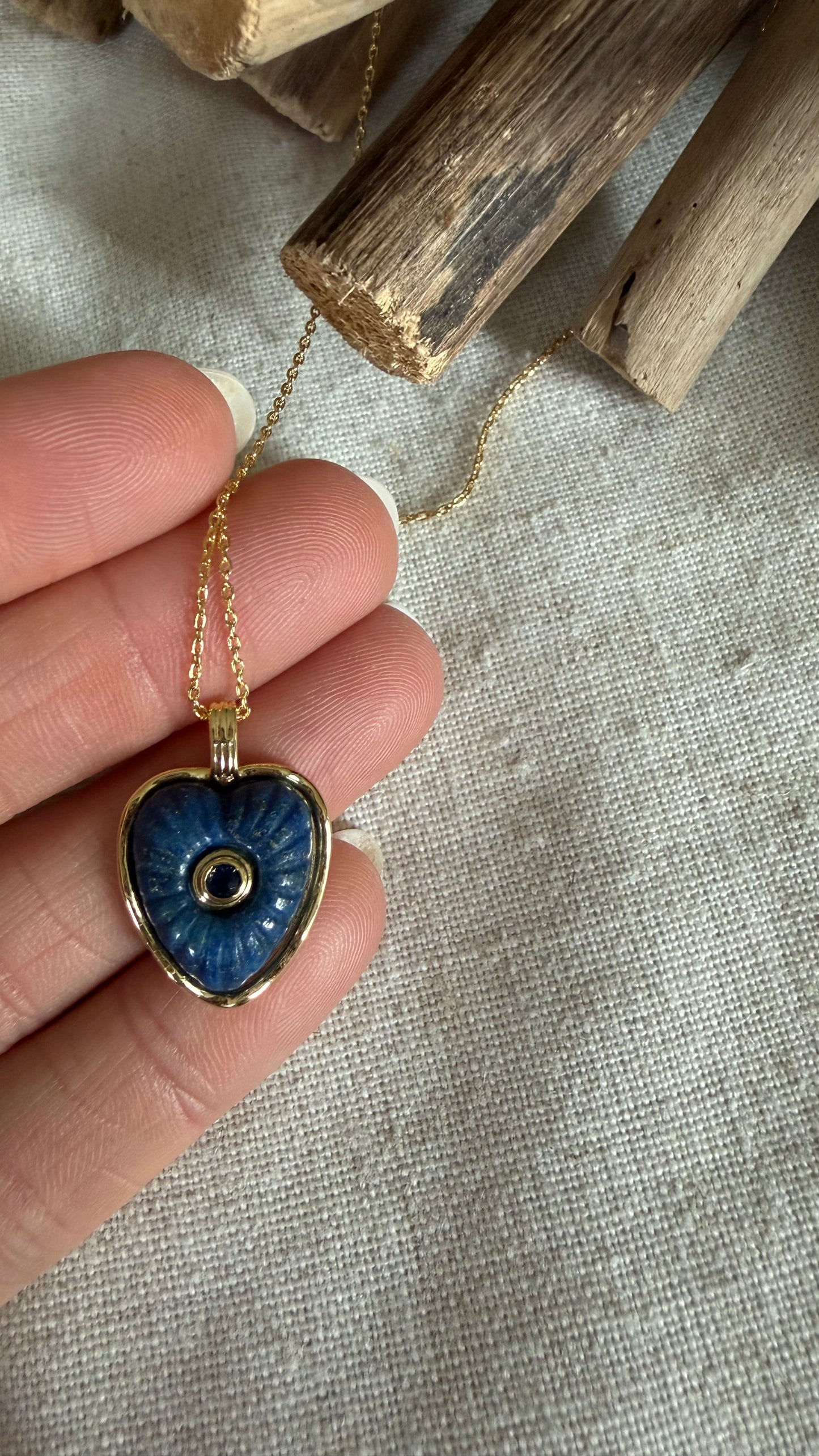 Heart (Lapis) Necklace