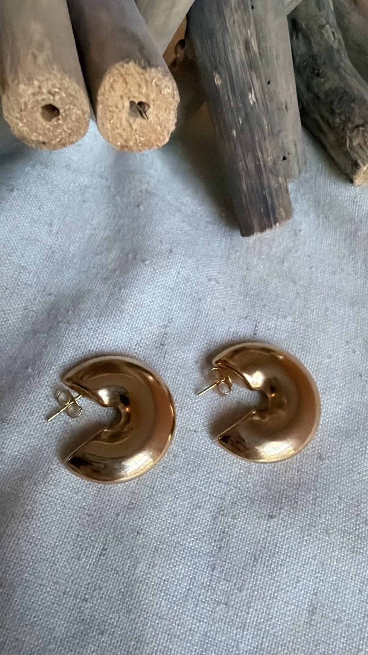 Soleil Hoop Earrings