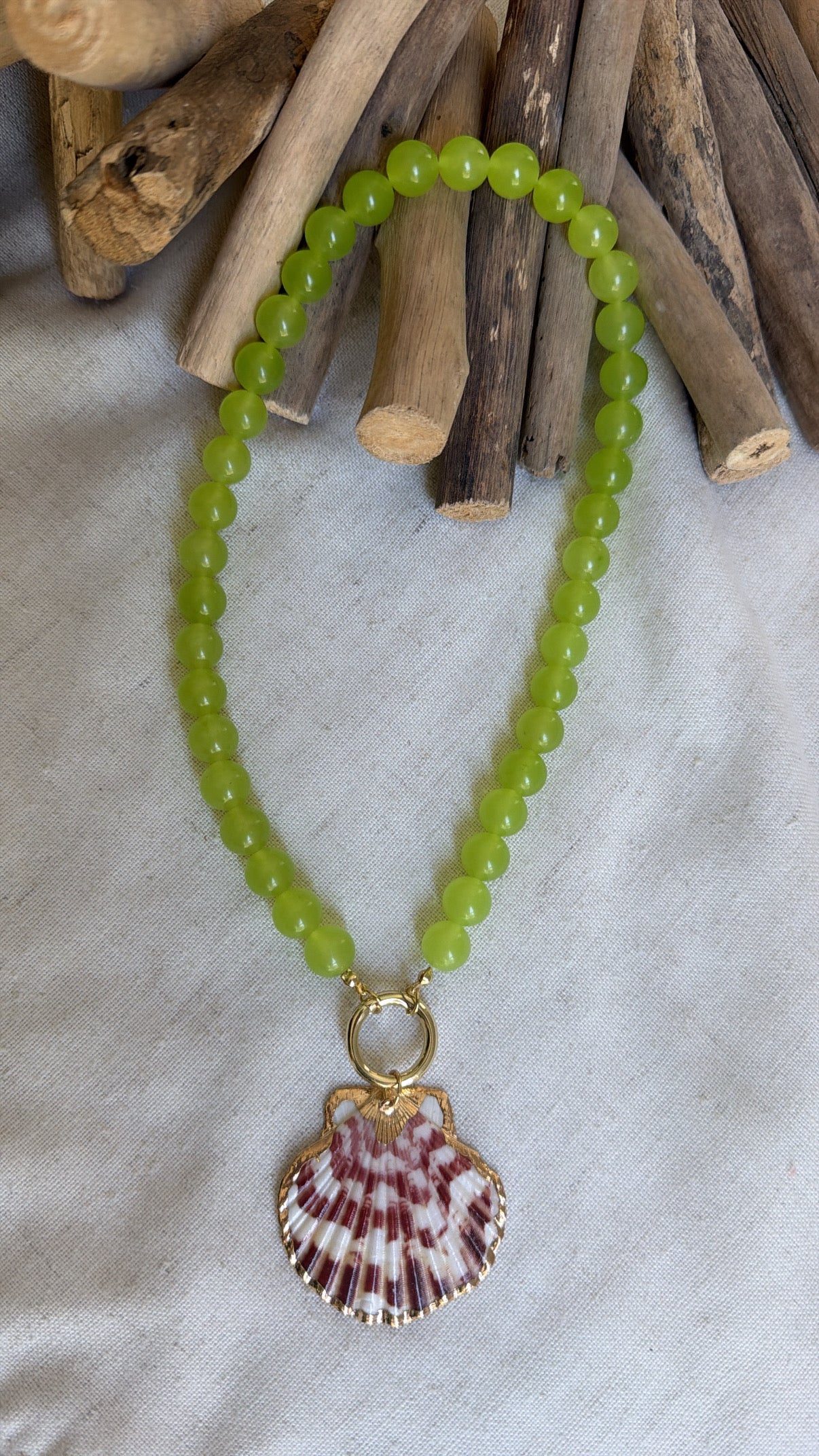 Green Palms Necklace
