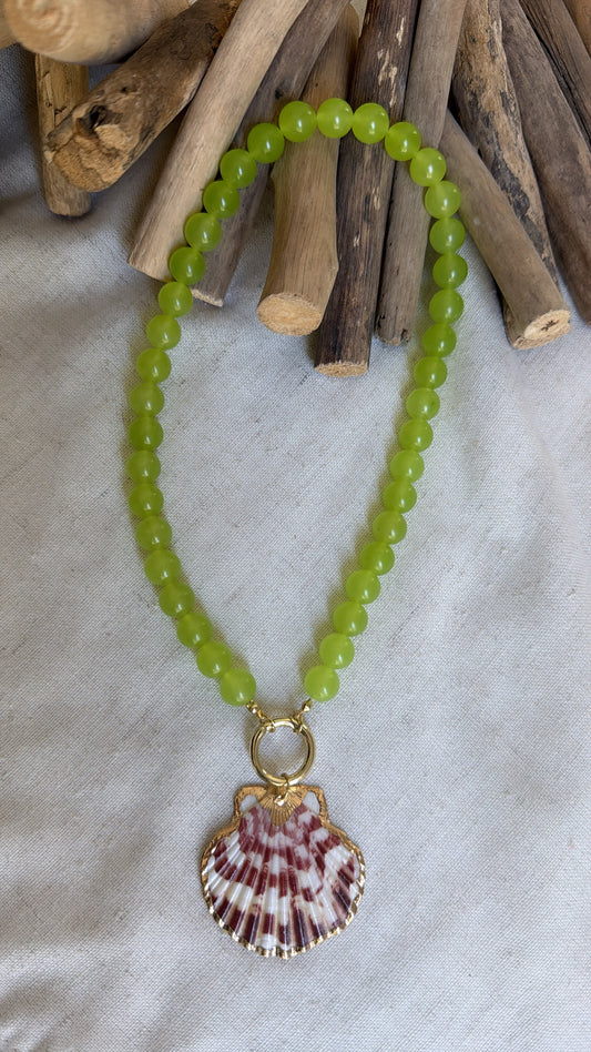 Green Palms Necklace