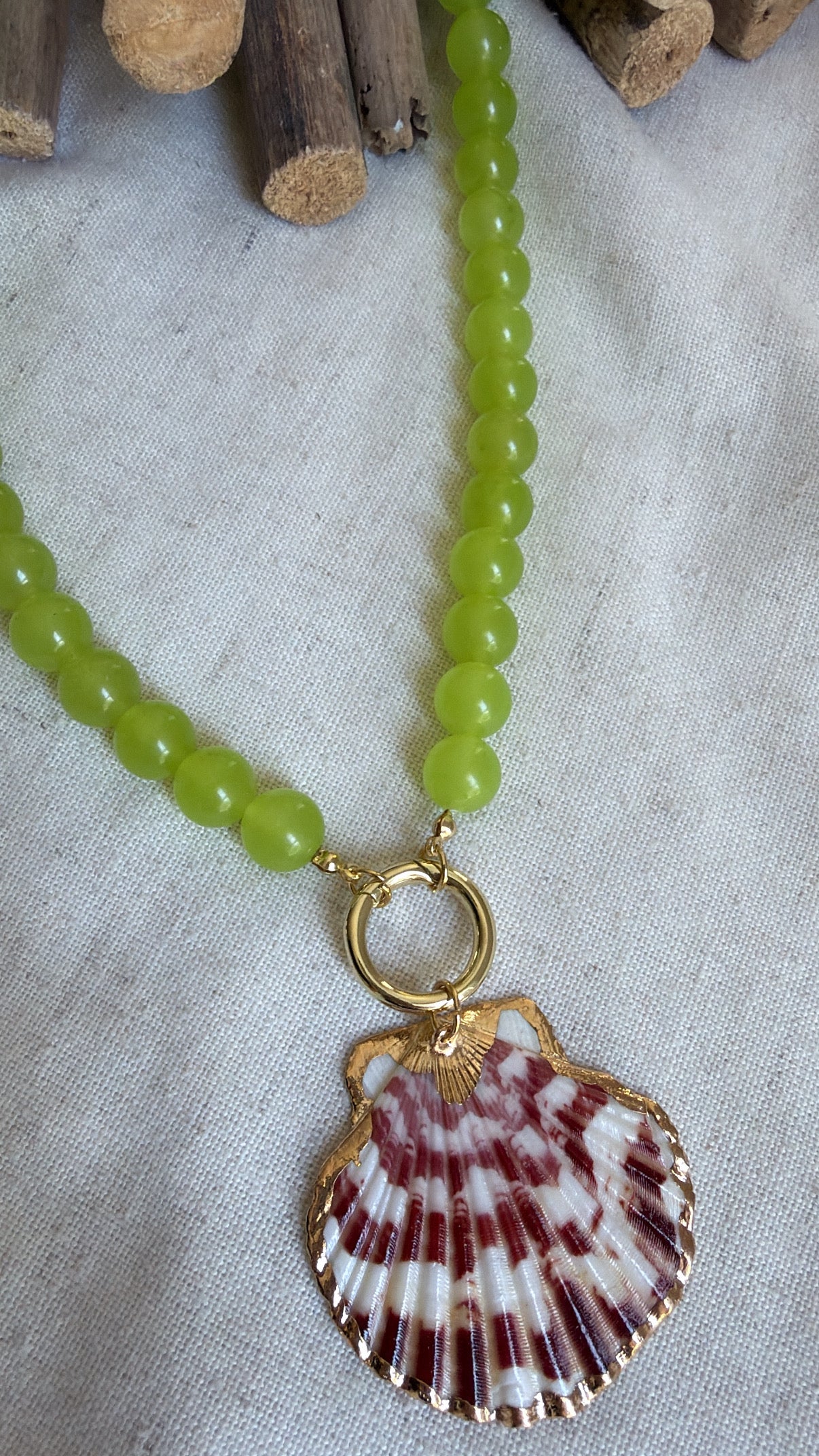 Green Palms Necklace