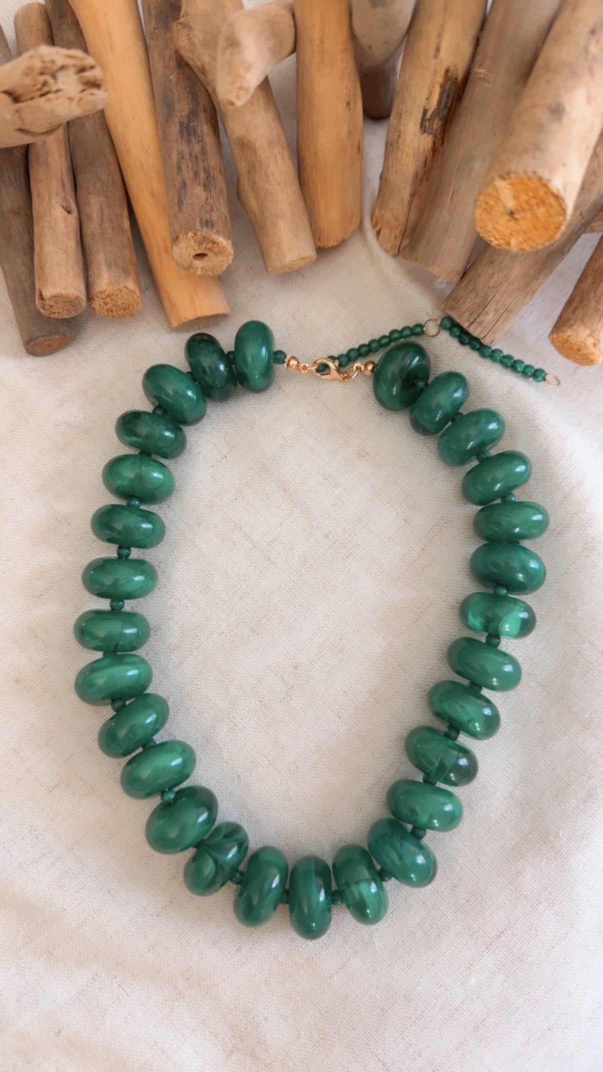 Celine - Emerald - Necklace