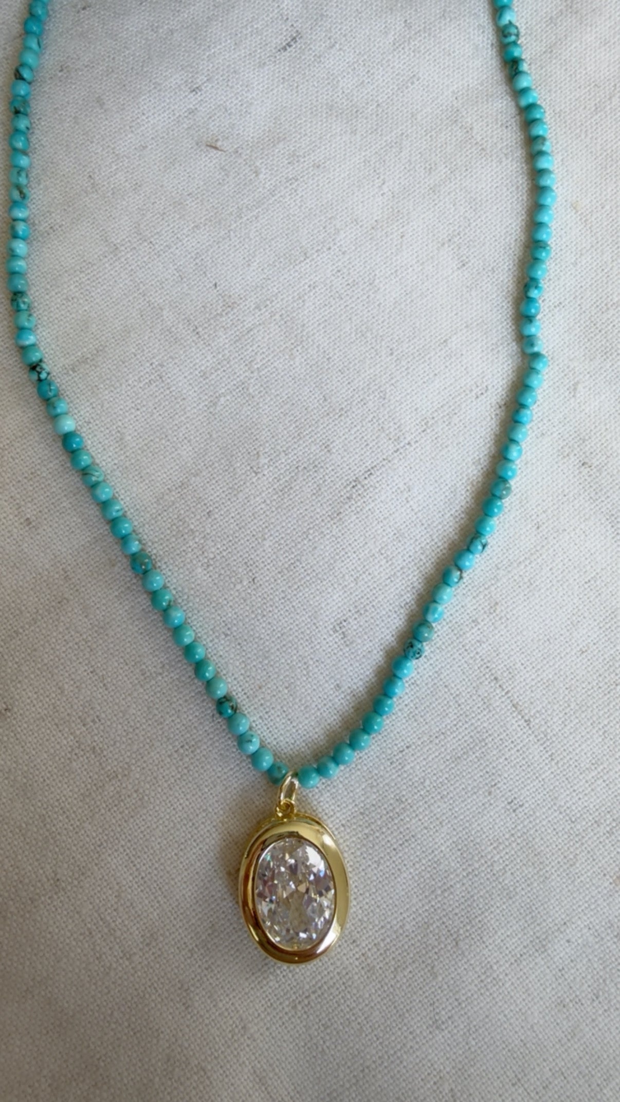 Sky Blue Turquoise Necklace
