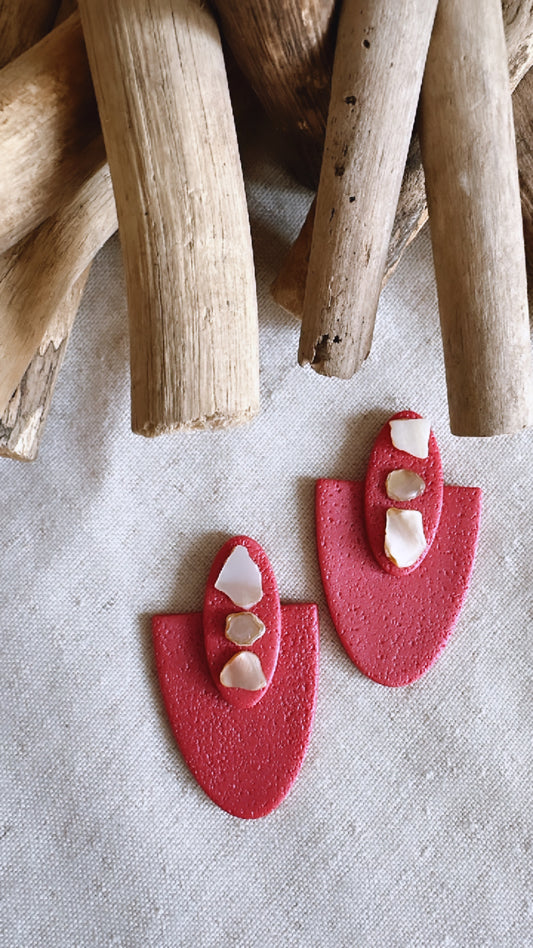 All things Pink Collection - Clay Earrings