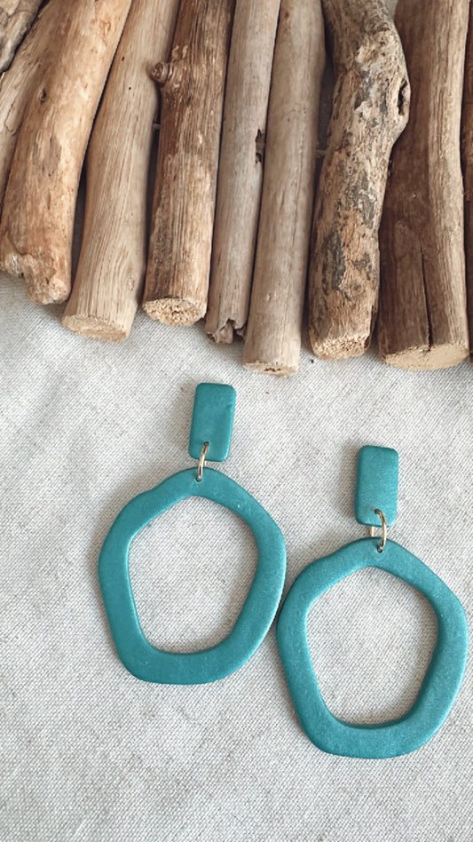 The Marine Collection - Rene  - Clay Earrings