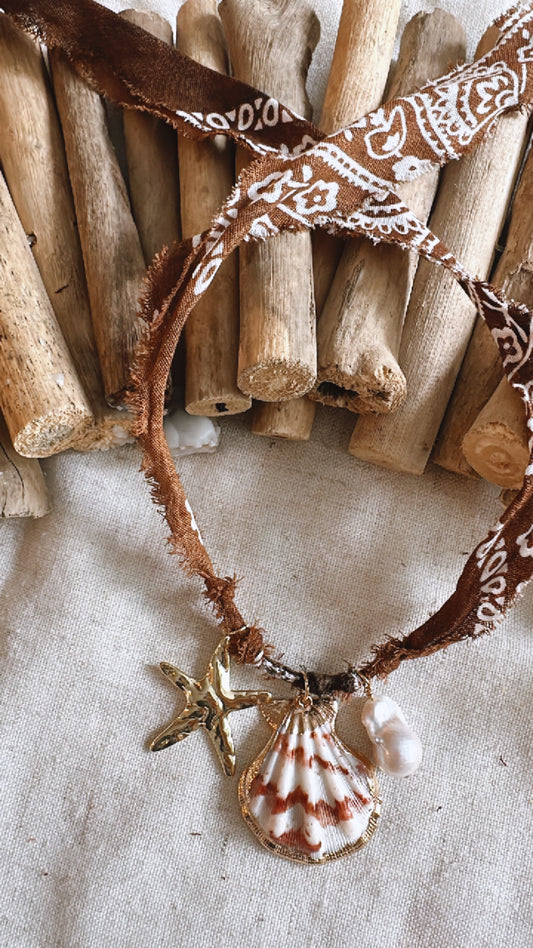 Bandana Charm Necklace