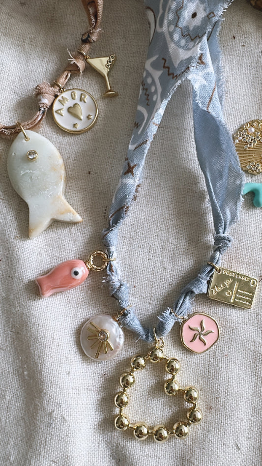 Bandana Charm Necklace