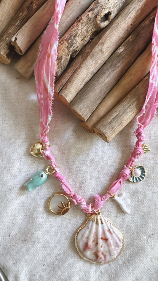Bandana Charm Necklace