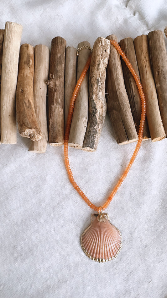 The Golden Hour Collection - Sunset Shell Candy  - Necklace