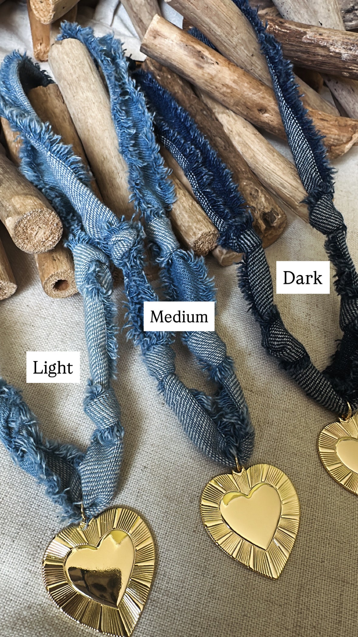 Blue Jean Baby Necklace