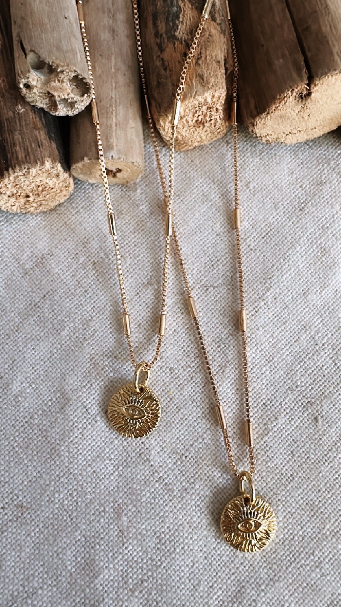 The Golden Hour Collection - Evil Eye - Charm Necklace